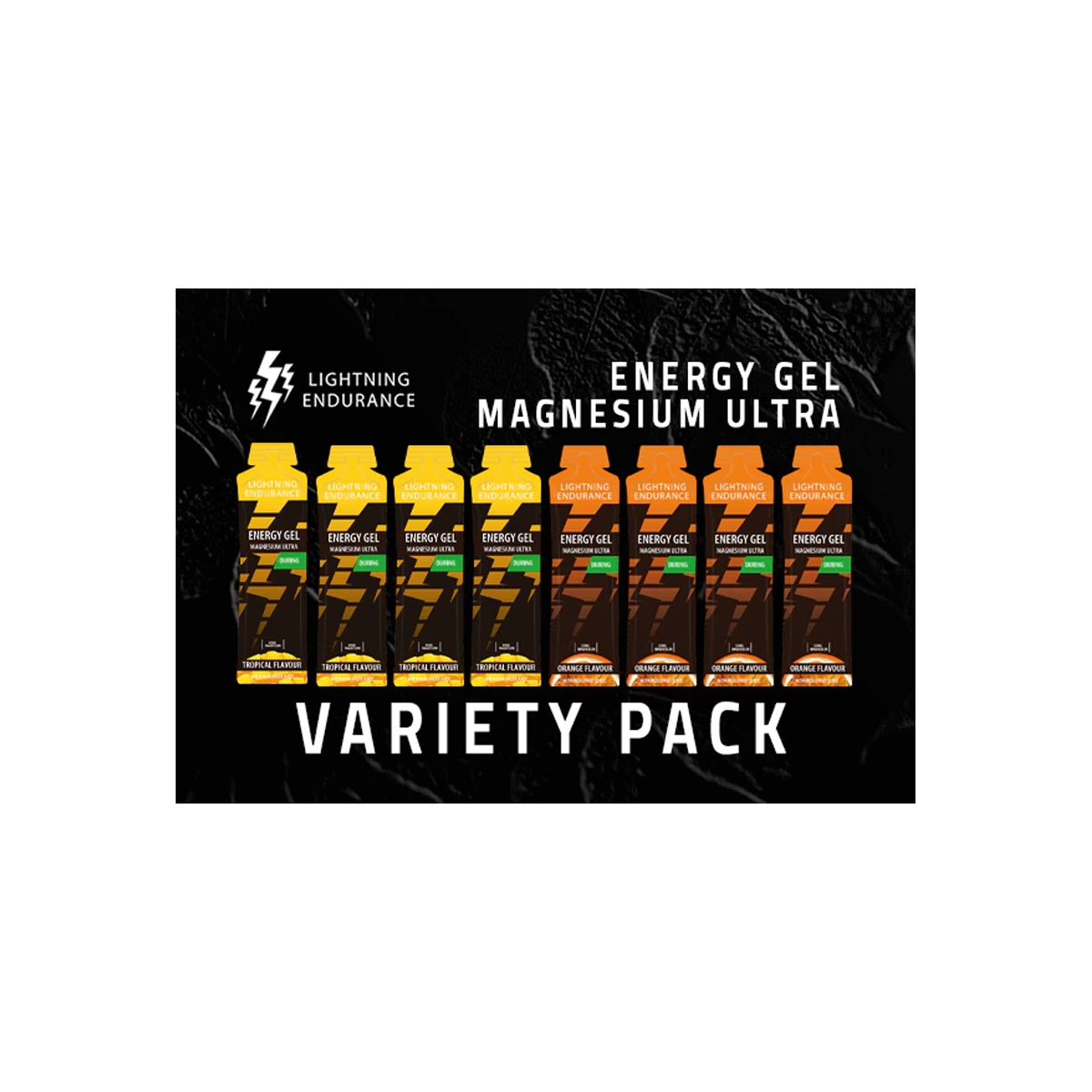 Lightning | Energy Gel Magnesium Ultra | Variety Pack | 12 x 60 ml