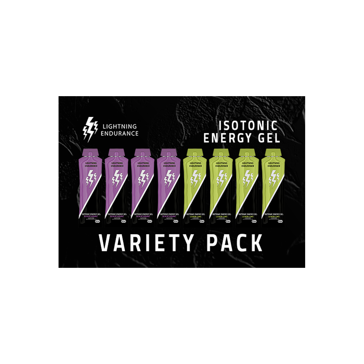 Lightning | Isotonic Gel Energy Gel | Variety Pack | 12 x 60 ml