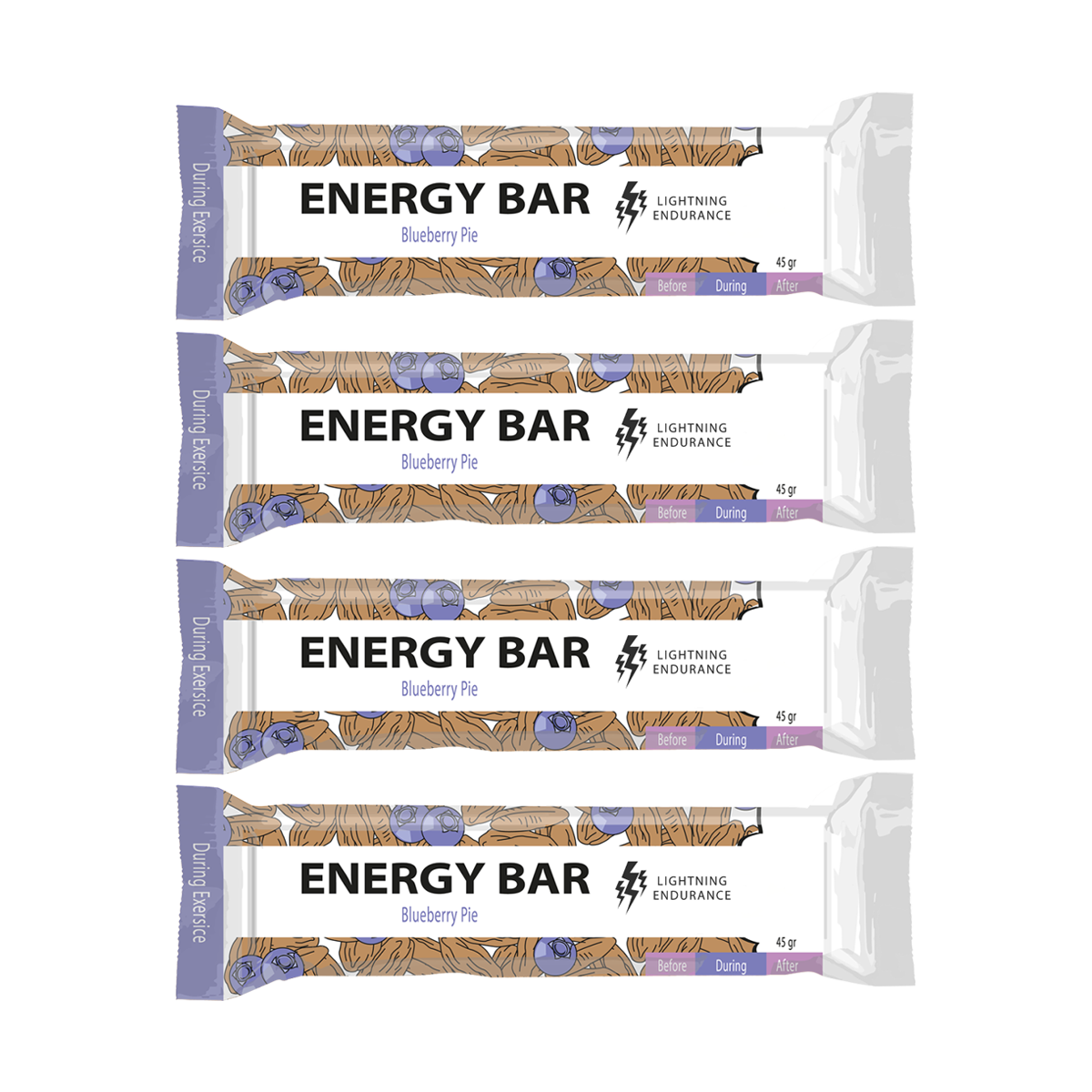 Lightning | Energy Bar | Blueberry Pie | 40g