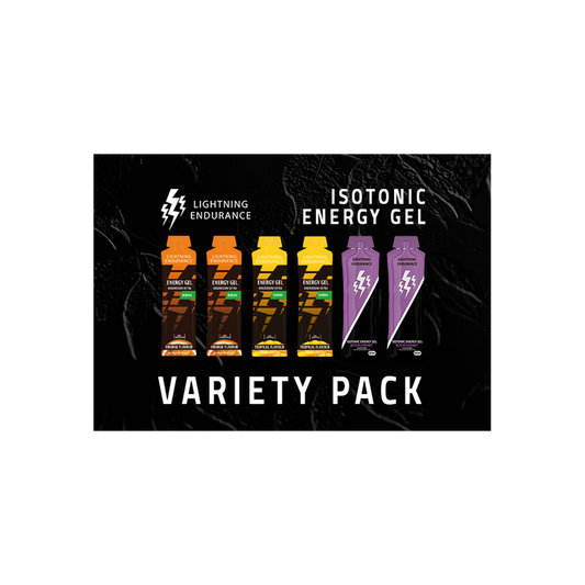 Lightning | Isotonic Gel + Magnesium Ultra Energy Gel | Variety Pack | 12 x 60 ml