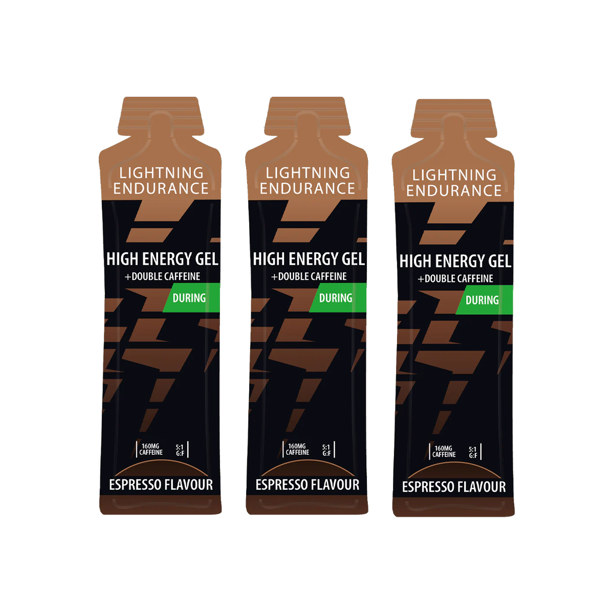 Lightning | High Energy Gel + Caffeine | Double Espresso | 60 ml