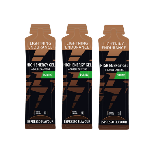 Lightning | High Energy Gel + Caffeine | Double Espresso | 60 ml