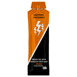 Energy Gel Squeezed Fruit Juice - Orange - 24 x 60 ml
